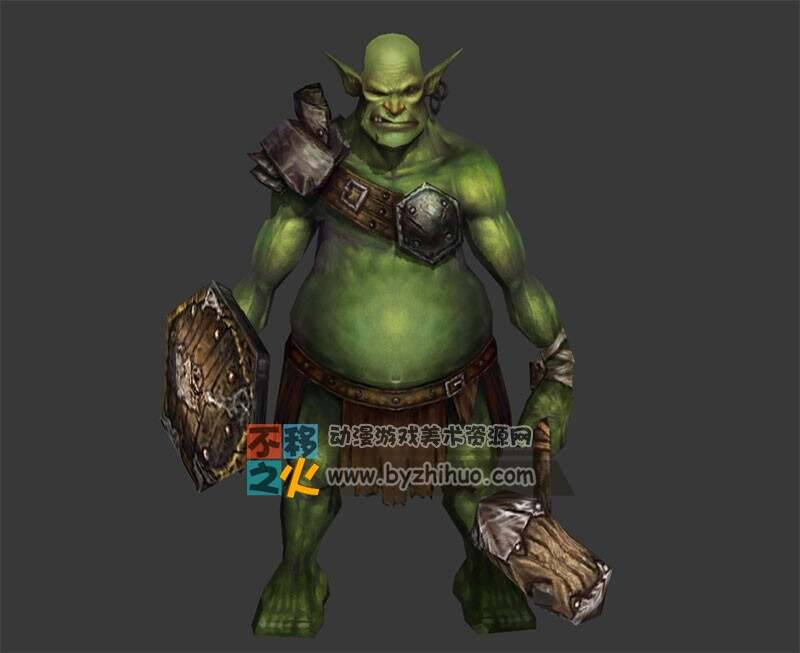 恶魔 哥布林 地精 战士 部落 模型