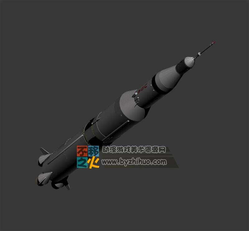 宇宙 发射火箭 Max模型