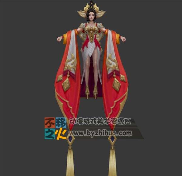 武则天  皮肤 魔法 法师 模型