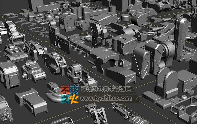 工业 机械 零件大全 3D模型