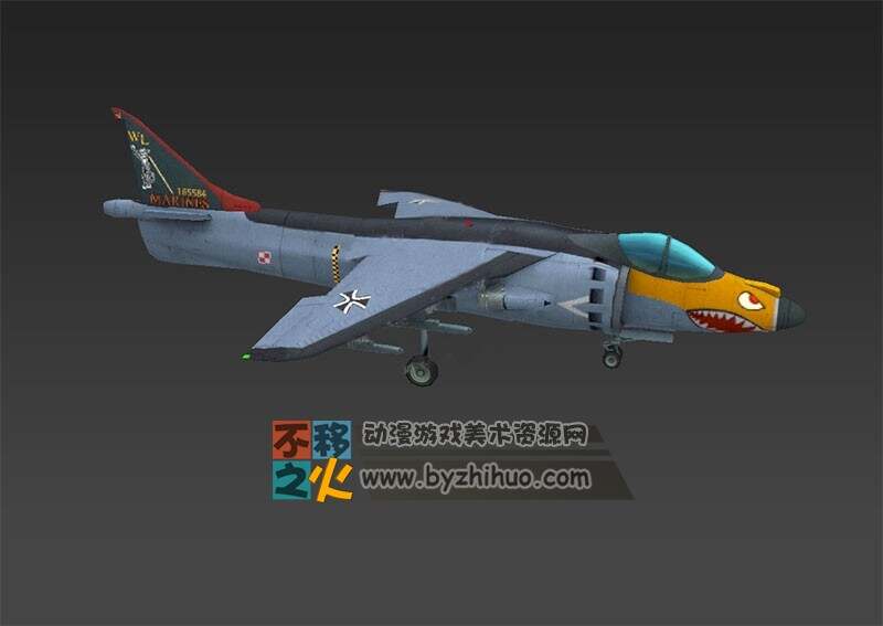Q版飞机 战机 Max模型（高版本）