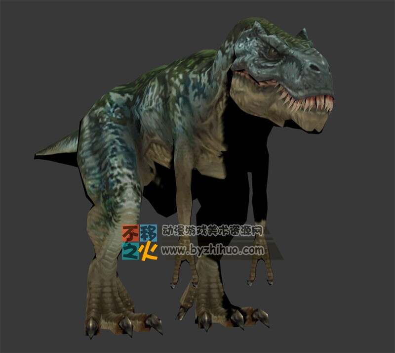 食肉 恐龙 Max模型