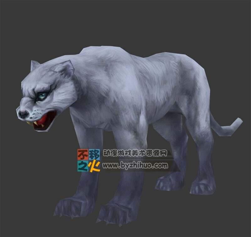 雪狮兽 Max模型
