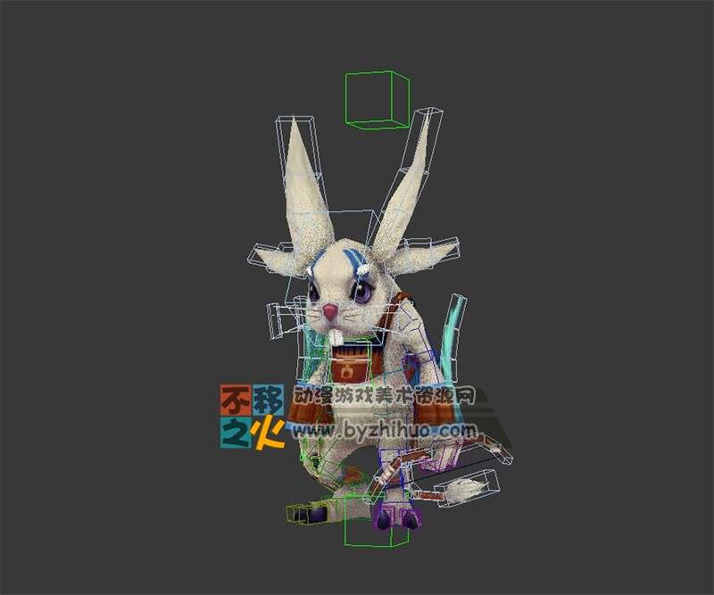 兔子 拟人 战士 模型