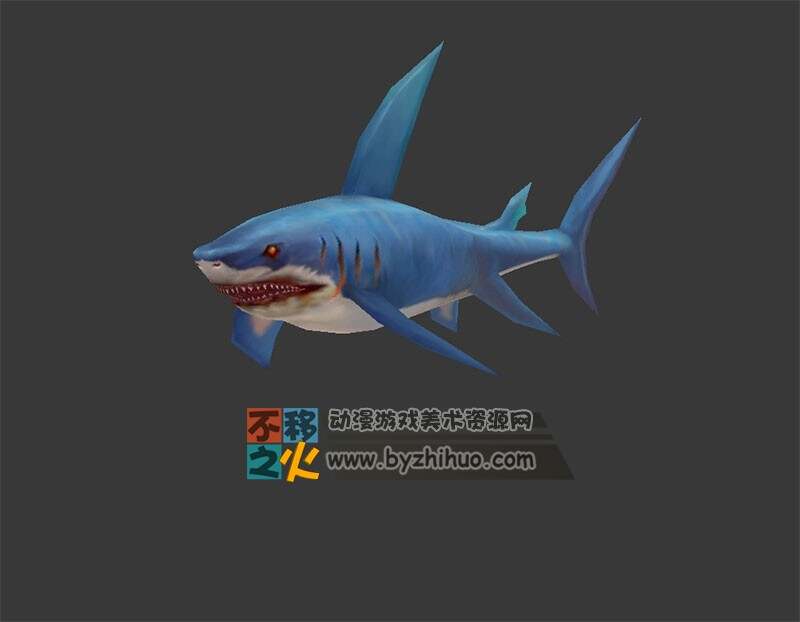 恐怖 鲨鱼 模型