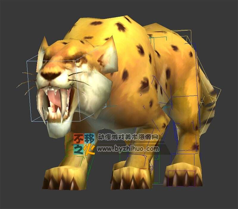 剑齿豹 Max模型