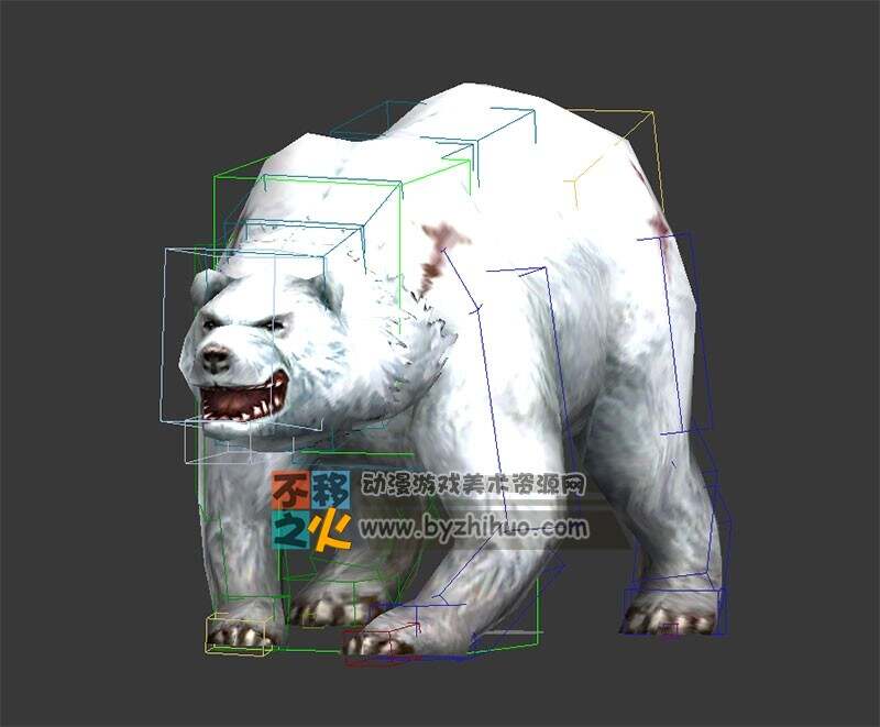 北极熊 白熊 Max模型