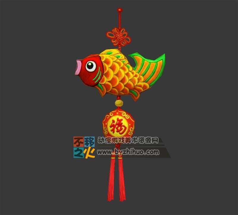 福袋 鱼形 香包  挂件 模型