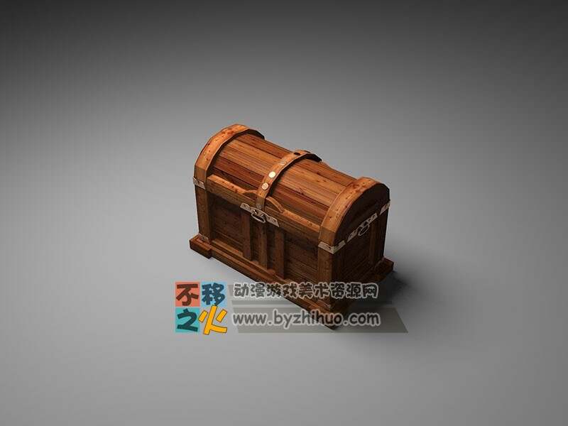 木质的宝箱 模型