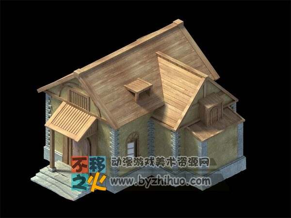 乡村小屋模型
