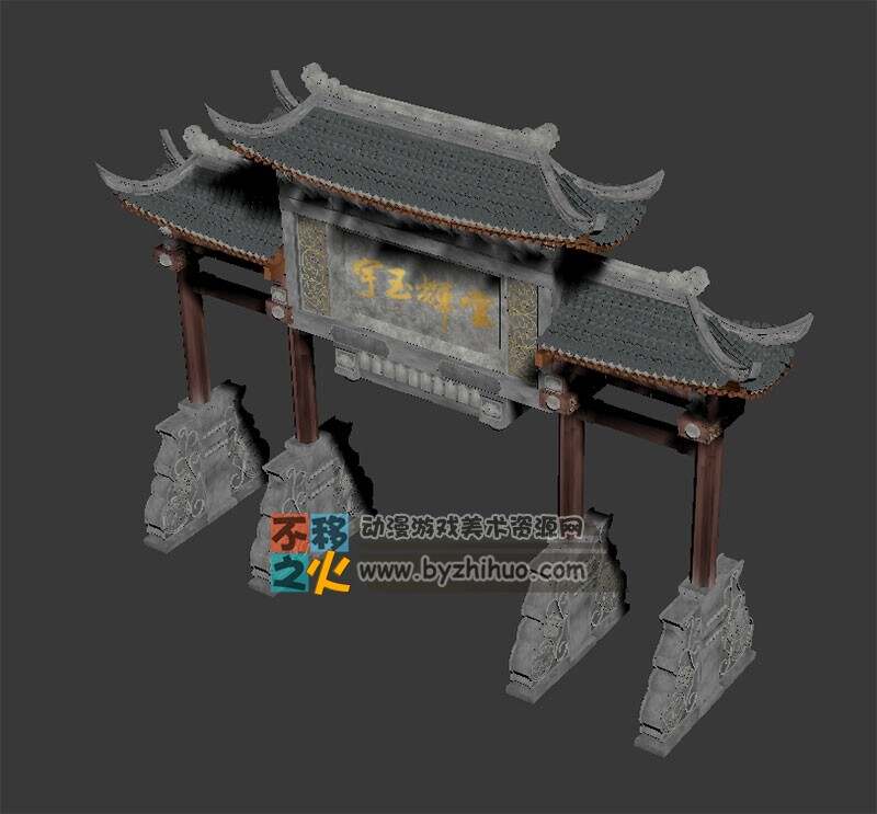街市牌坊模型