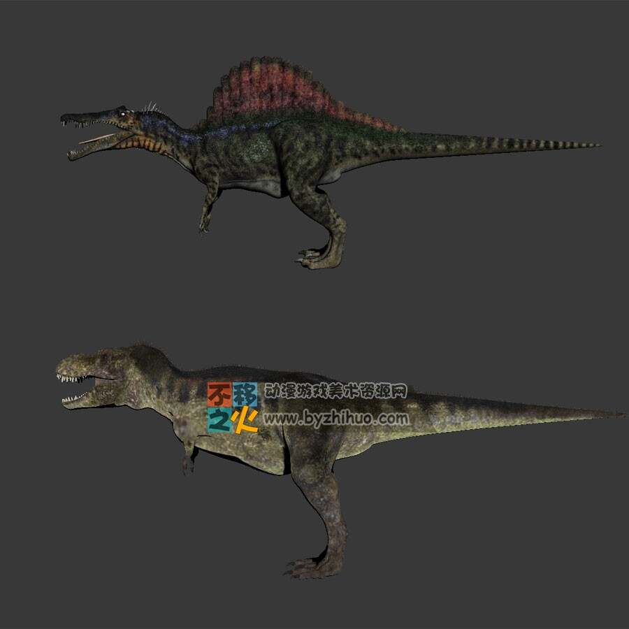 16种恐龙合集 Max模型