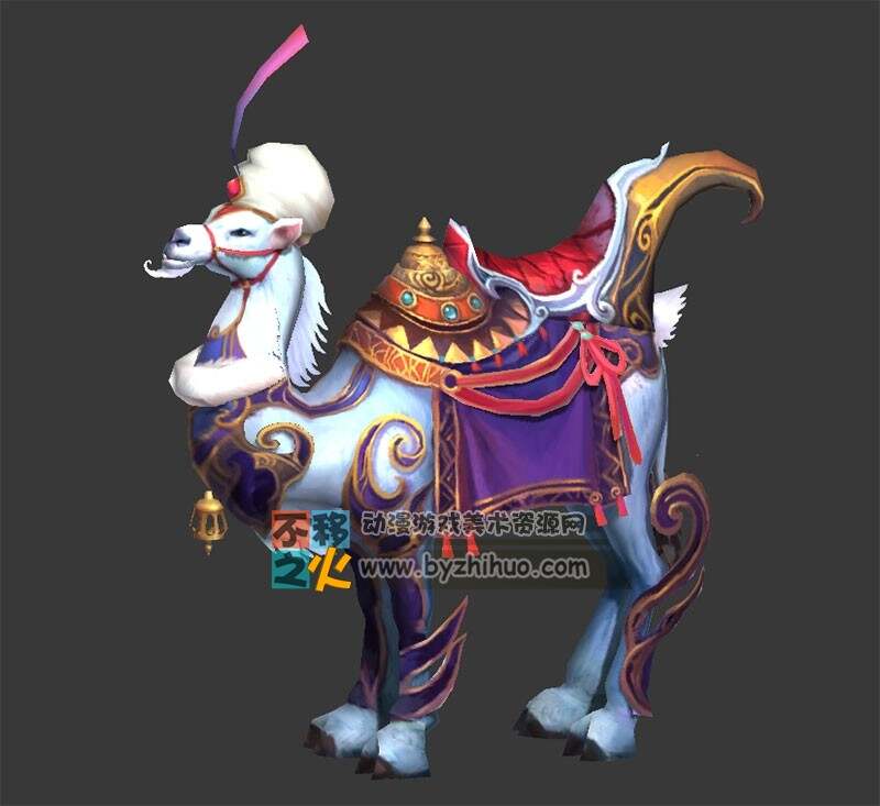 阿拉伯骆驼坐骑 Max模型