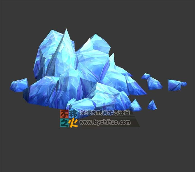 冰石水晶模型
