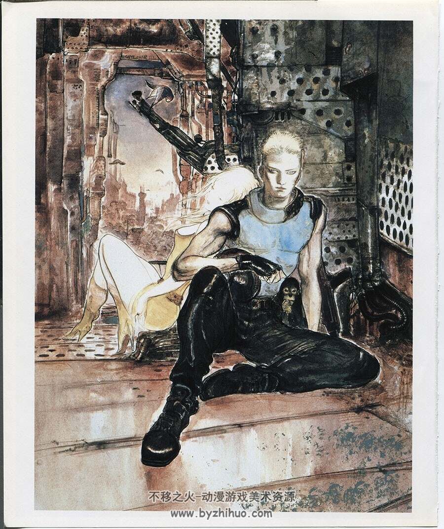 「フロントミッション―in Huffman」 天野喜孝〔画〕 / 横山宏〔作〕 ゲーム関連[フロントミッション in Huffman] イラスト集 立体造形集