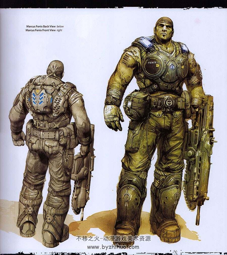 The Art of Gears of War 3 战争机器3概念设定集