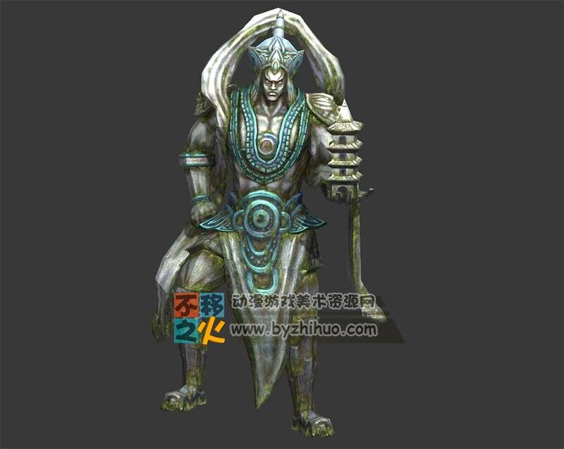 神仙石像模型