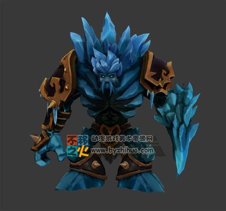 冰雪巨人 战士 怪物Max模型