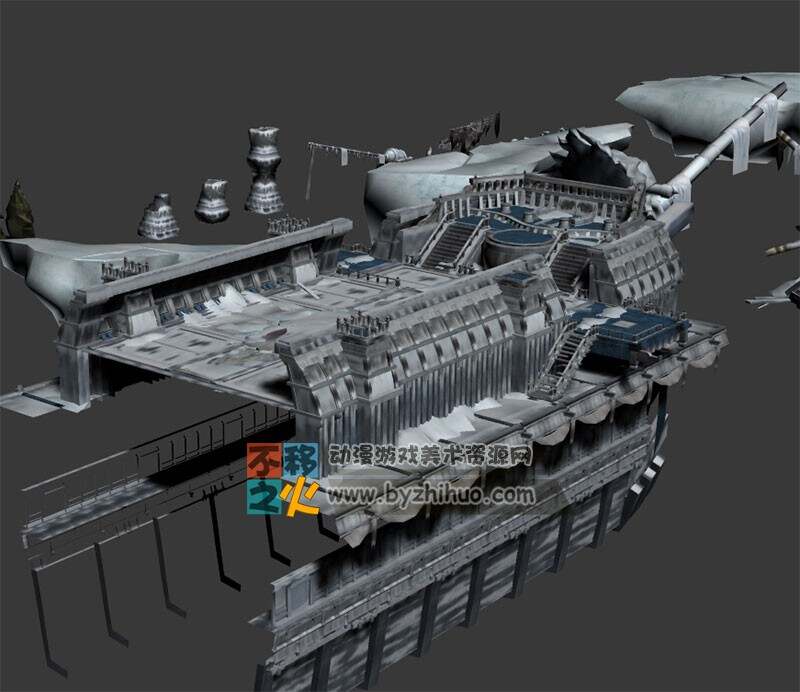 133个雪景场景模型 3D模型
