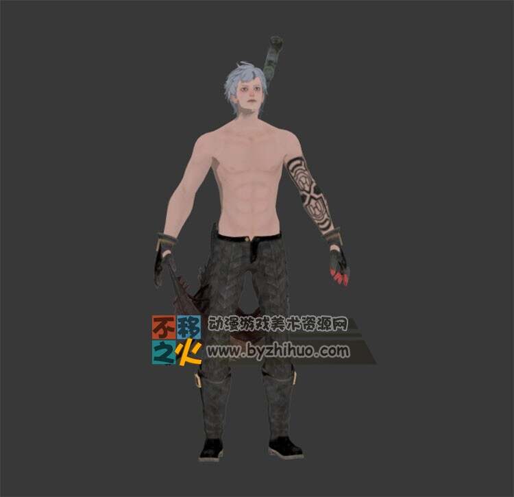 年轻男性武士 Max高模