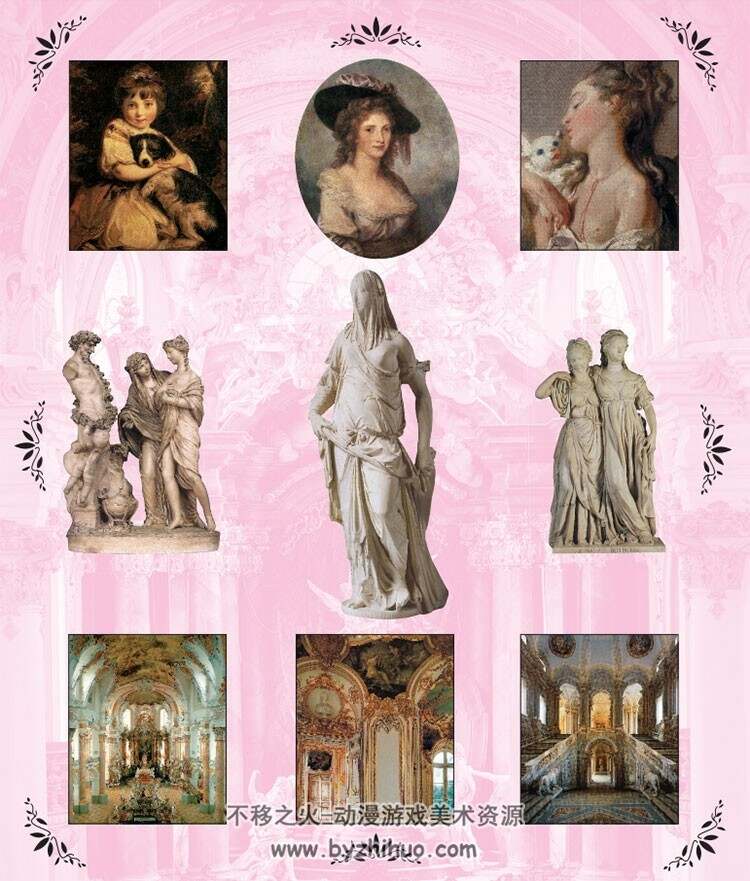 Rococo 洛可可风格的绘画与雕塑艺术 Art of Century Collection