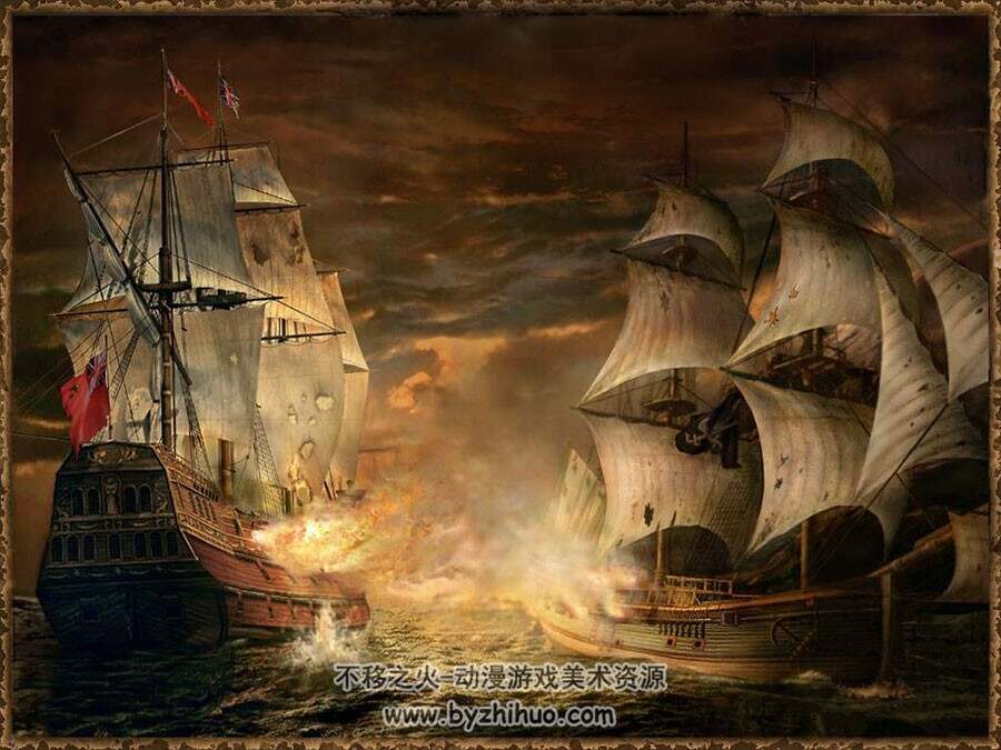 加勒比海盗 概念原画
