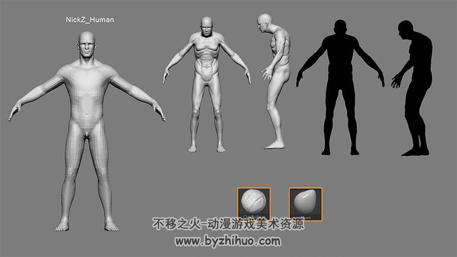 用Zbrush与3dmax创建动画角色模型——鼠疫医生 制作过程详解