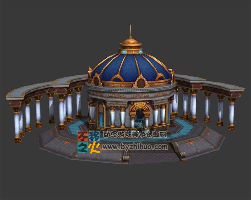 欧式宫殿神坛模型