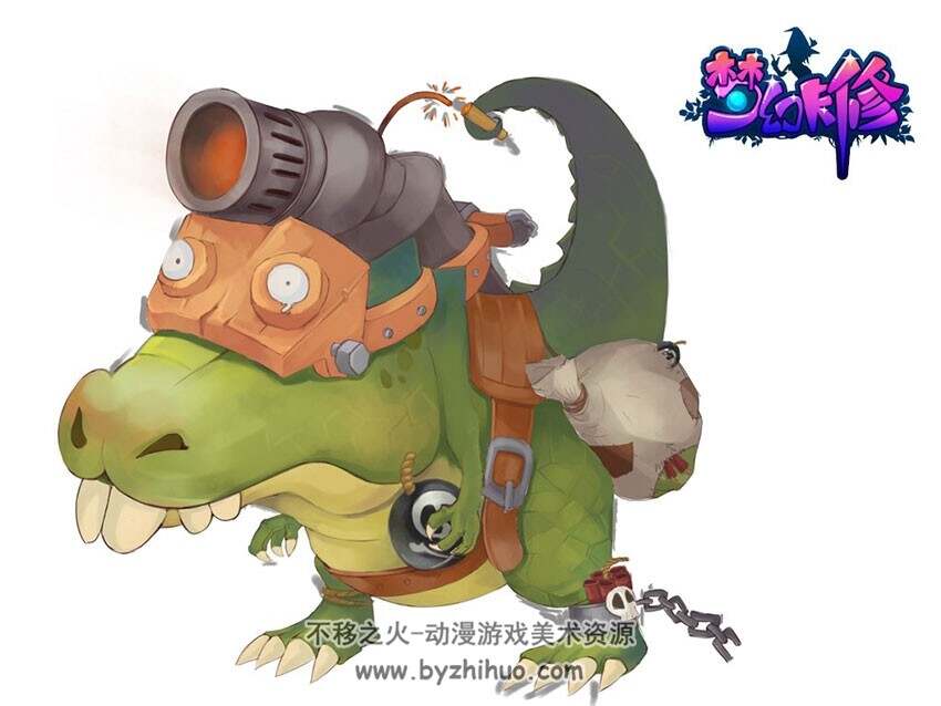 梦幻卡修 角色生物场景概念原画