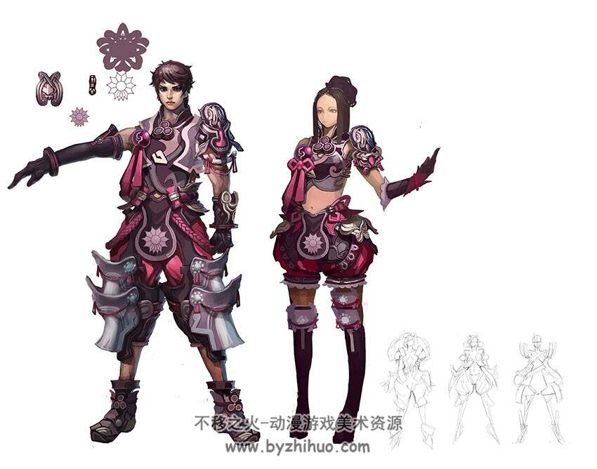 完美世界II 角色生物概念原画