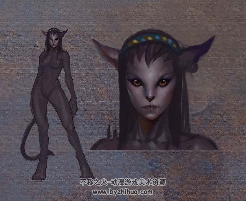 完美世界II 角色生物概念原画