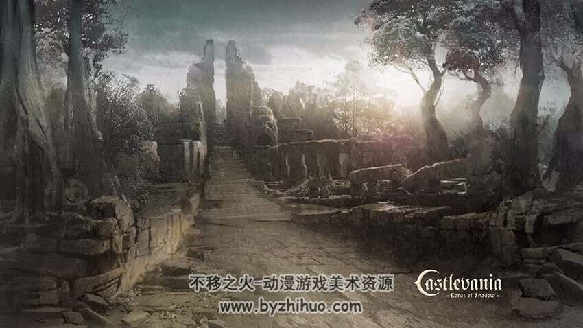 恶魔城：暗影之王 场景角色概念原画 游戏原画素材