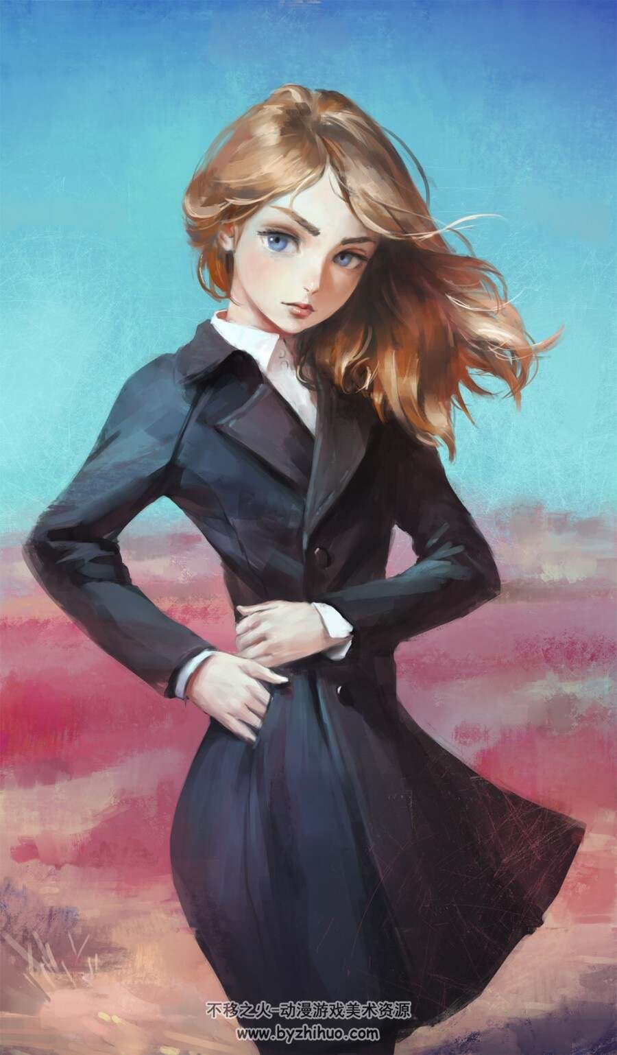 女性插画合集 63P