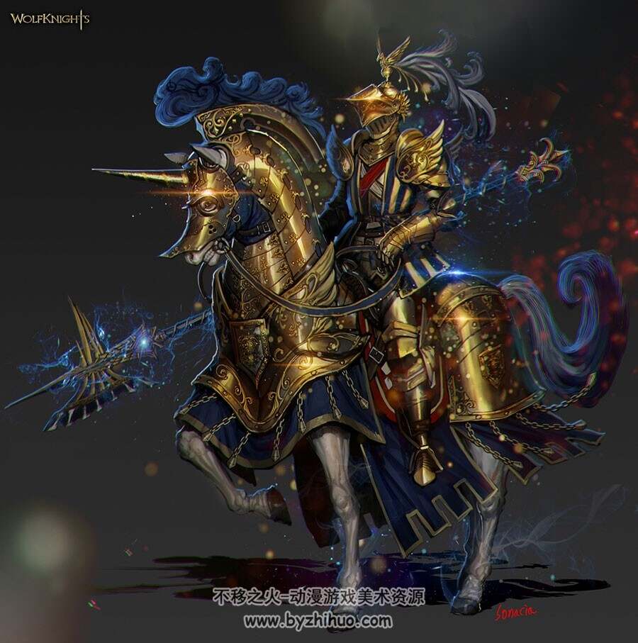韩式精美角色设定 游戏角色素材 118P