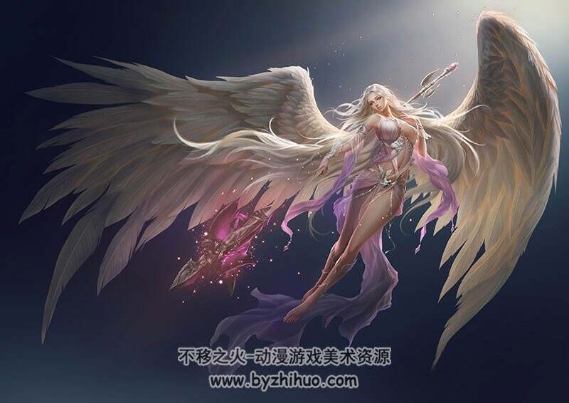 精美女性角色原画 游戏角色原画 43P