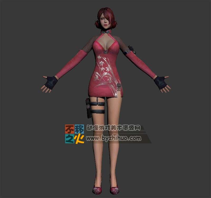 次世代性感美女旗袍模型
