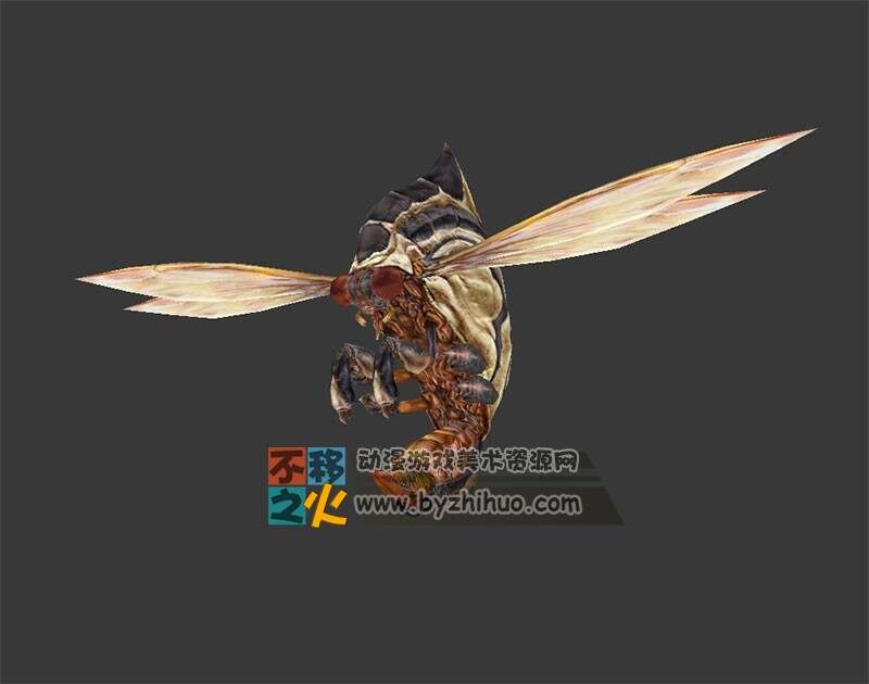 一只变异的胡蜂模型
