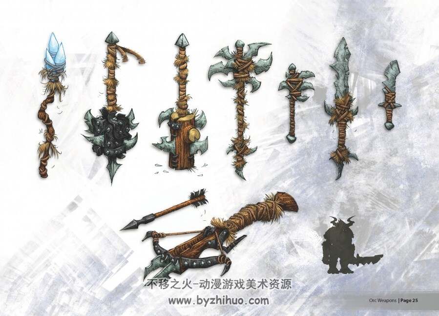 神界3 原罪  角色武器场景概念原画 游戏原画素材