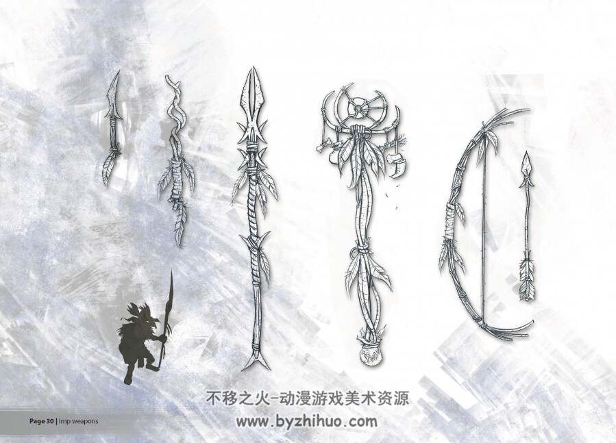 神界3 原罪  角色武器场景概念原画 游戏原画素材