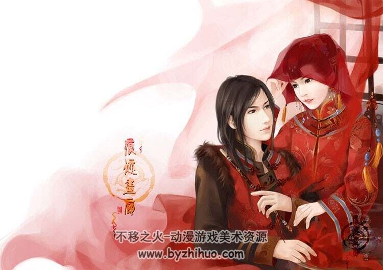 痕迹画廊 插画海报壁纸图集 155P