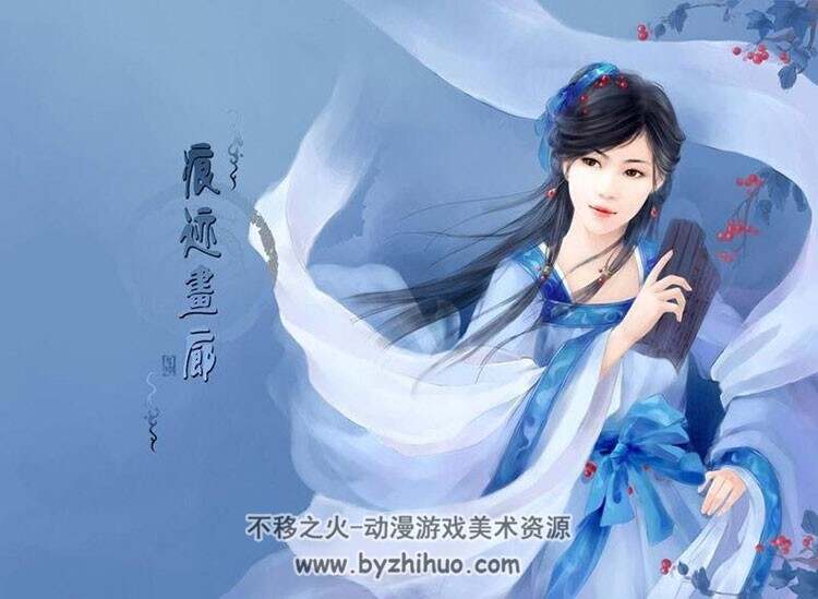 痕迹画廊 插画海报壁纸图集 155P