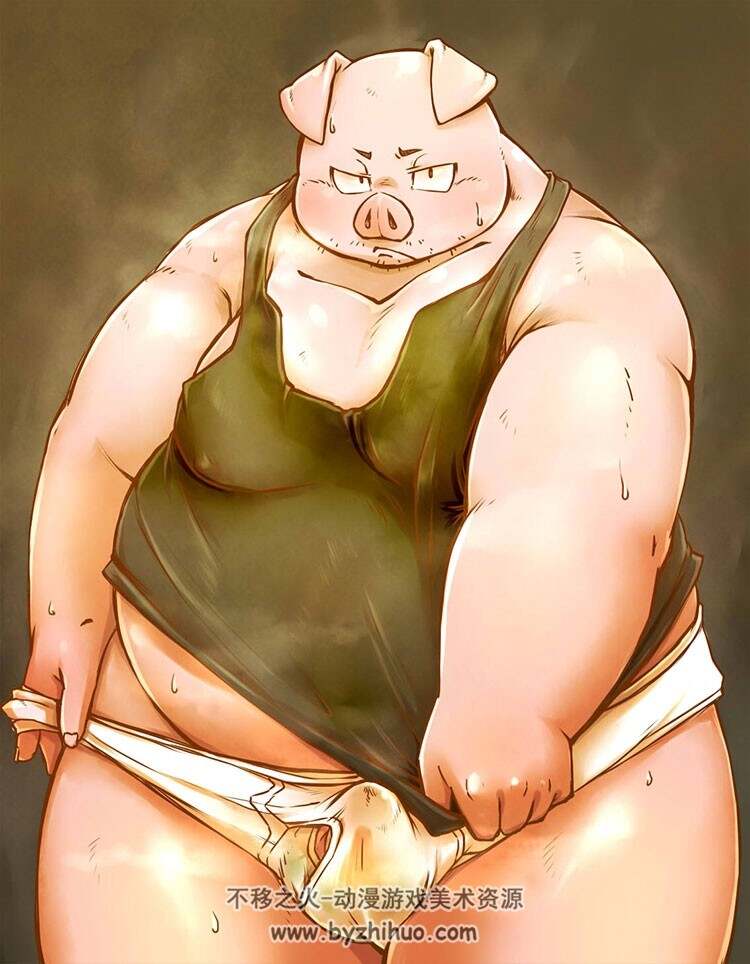 有趣的猪类插画图集 413P