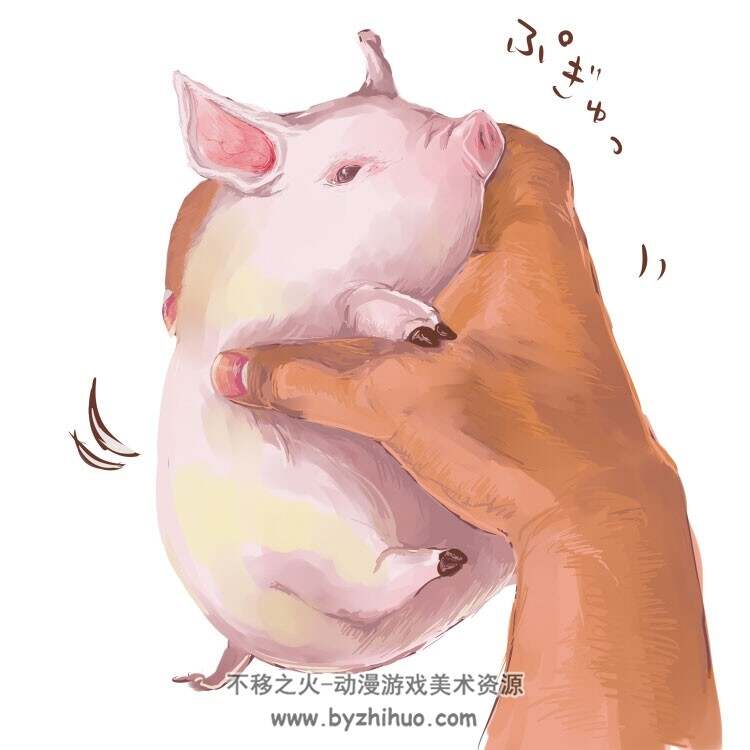 有趣的猪类插画图集 413P