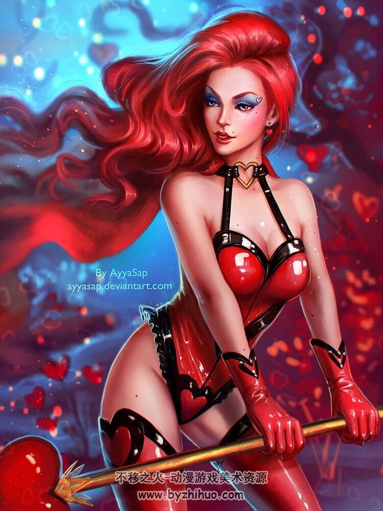 Ayya Saparniyazova 欧美性感女性插画图集