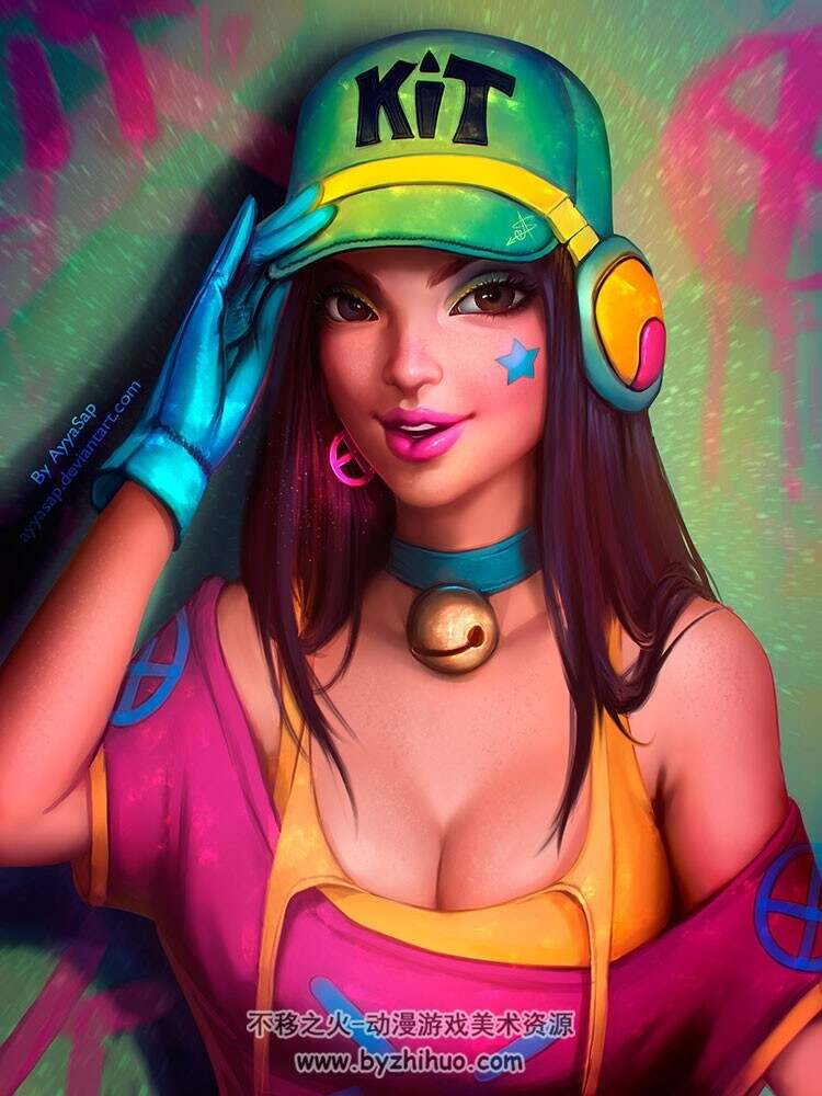 Ayya Saparniyazova 欧美性感女性插画图集