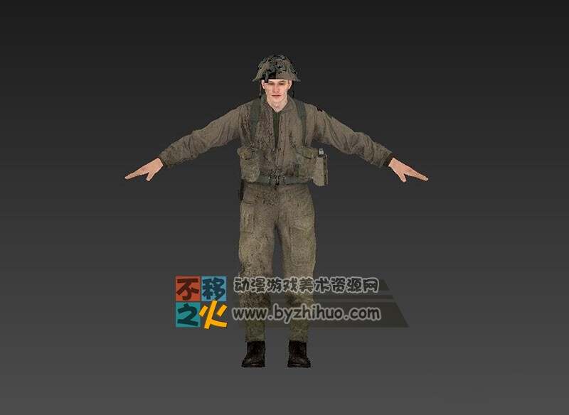 次世代二战欧美潜伏士兵模型