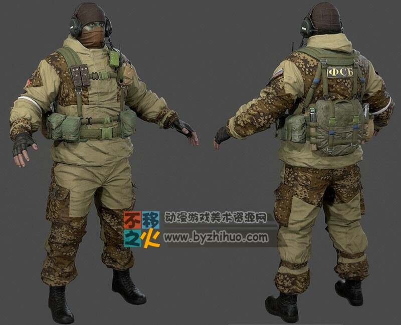 次世代丛林特种兵模型