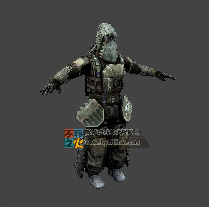 次世代反抗组织战士士兵匪徒模型