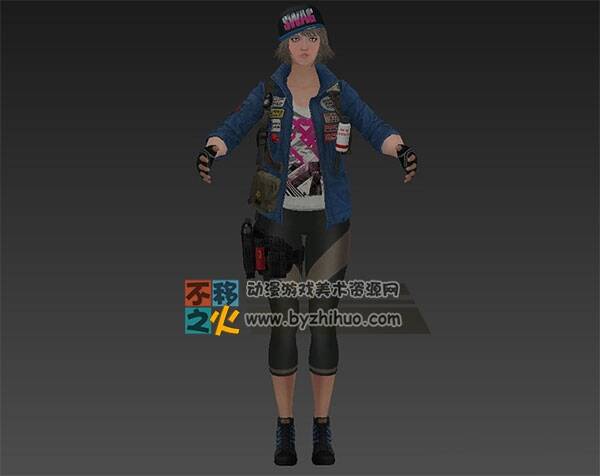 次世代女医疗兵战士模型