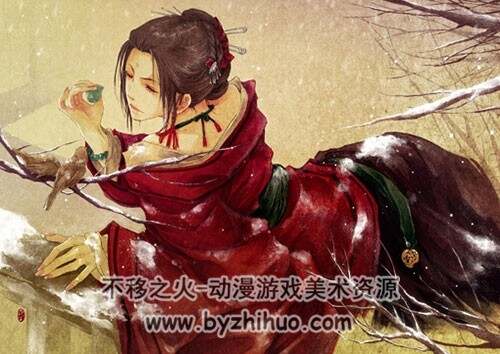 中式古风男女插画图集 159P